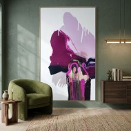 Her Mystic Femininity - Awakening Blooms - Painting