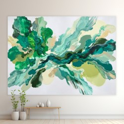Chlorella Cascade II - Painting