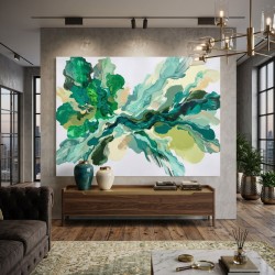 Chlorella Cascade II - Painting