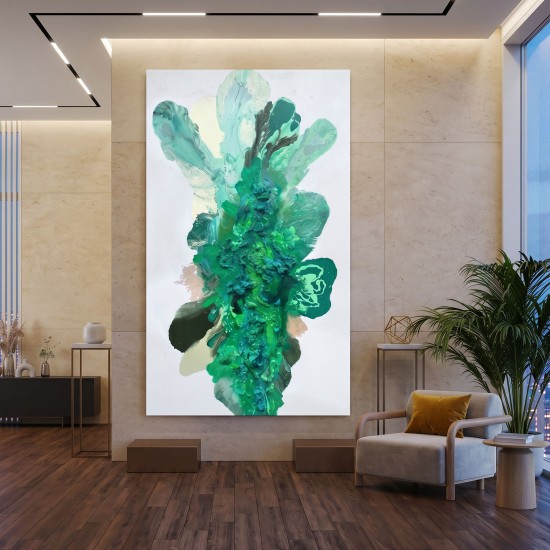 Chlorella Cascade - Painting
