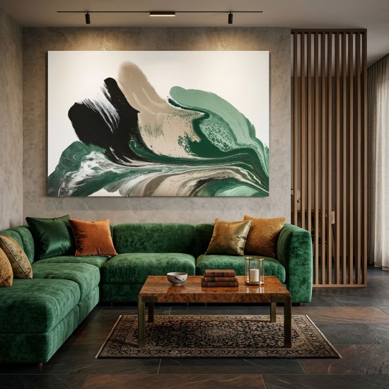 Emerald Glacier - Painting