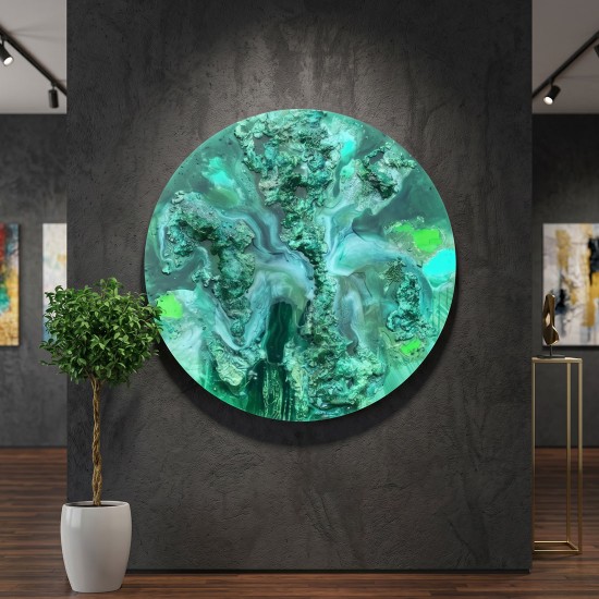 Enigmatic Emerald - Painting