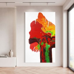 Her Mystic Femininity - Blazing Aura - Painting
