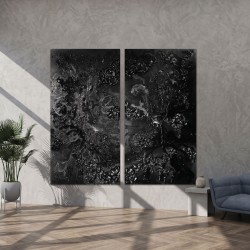Obsidian Drift - Paintings - Diptychs
