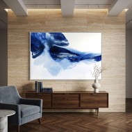 The Fallen Rise Ice Blue - Painting