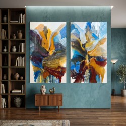 The Unfolding Abstraction - Paintings - Diptychs
