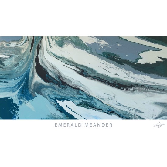 Emerald Meander - Limited Edition Giclee Print